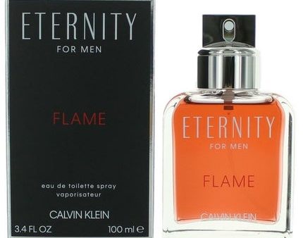 Calvin Klein Eau De Toilette Spray Eternity Flame Men 100 ml on Sale