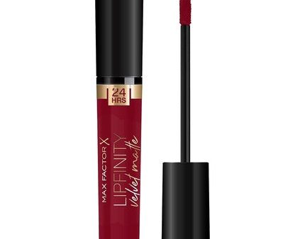 Max Factor Lipfinity Velvet Matte Lipstick Red Allure 3.5ml Online now