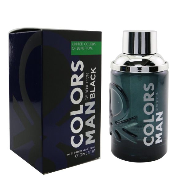 Benetton Colors Black Eau De Toilette Spray  100ml 3.4oz Online now