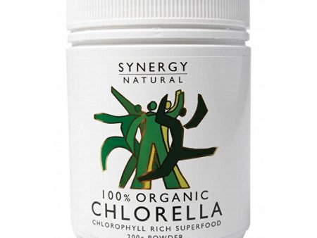 Synergy Natural Organic Chlorella Powder 200g on Sale