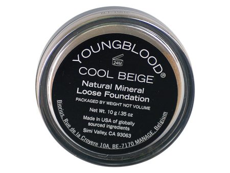 Youngblood Natural Loose Mineral Foundation - Cool Beige 10g 0.35oz Supply