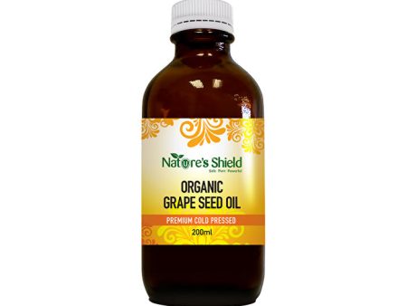 Nature s Shield Organic Grape Seed Oil 200ml Hot on Sale