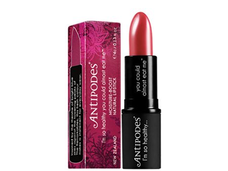 Antipodes Moisture-Boost Natural Lipstick Remarkably Red 4g Fashion