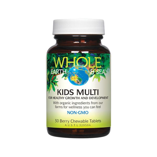 Whole Earth & Sea Kids Multi Chewable 30t Online now