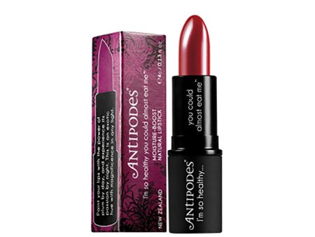 Antipodes Moisture-Boost Natural Lipstick Oriental Bay Plum 4g For Sale