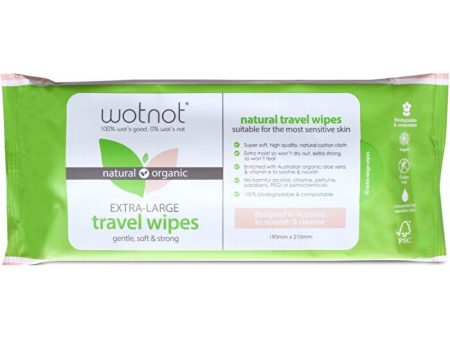 Wotnot 100% Natural Wipes x (Travel Hard Case Refill) 20 Pack Online now