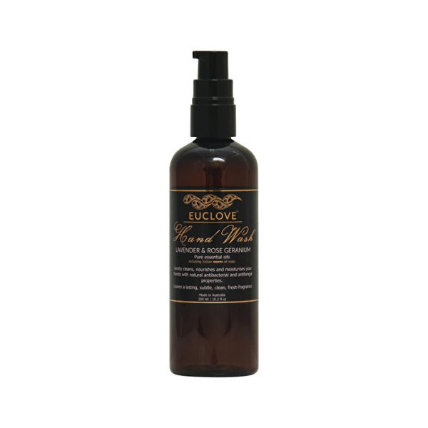 Euclove Hand Wash Lavender & Rose Geranium Pump 300ml For Sale