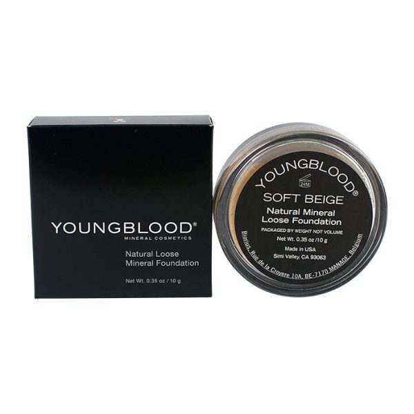 Youngblood Natural Loose Mineral Foundation - Soft Beige 10g 0.35oz For Cheap