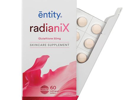 Entity Health RadianiX (Glutathione 50mg) Sublingual Wafer x 60 Pack For Discount