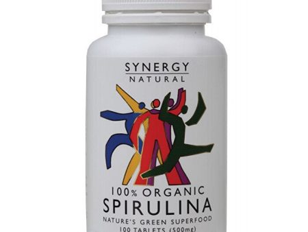 Synergy Natural Organic Spirulina 500mg 100t For Cheap