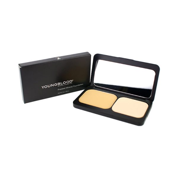 Youngblood Pressed Mineral Foundation - Warm Beige 8g 0.28oz For Sale