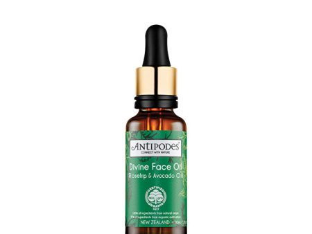 Antipodes Organic Divine Face Oil Organic Avocado Oil & Rosehip 30ml Hot on Sale