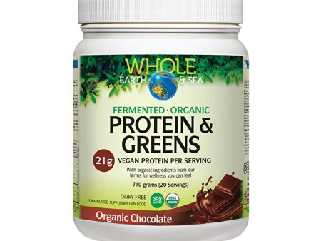 Whole Earth & Sea Protein & Greens Organic Chocolate 710g Fashion