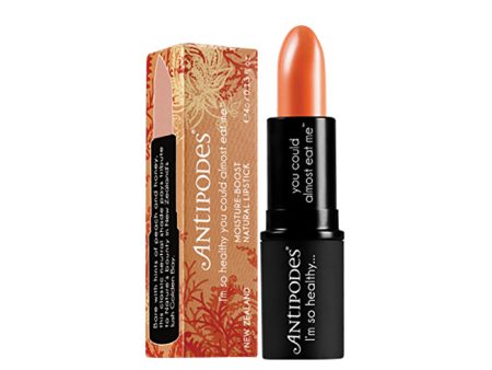 Antipodes Moisture-Boost Natural Lipstick Golden Bay Nectar 4g Sale