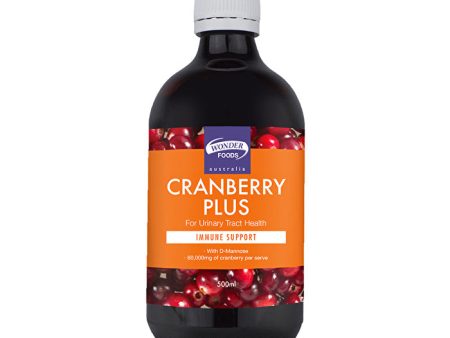 Wonder Foods Cranberry Plus 500ml Fashion