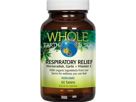 Whole Earth & Sea Respiratory Relief (Horseradish, Garlic + Vitamin C) 60t Online Sale