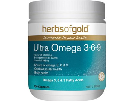 Herbs of Gold Ultra Omega 3 6 9 200c Sale