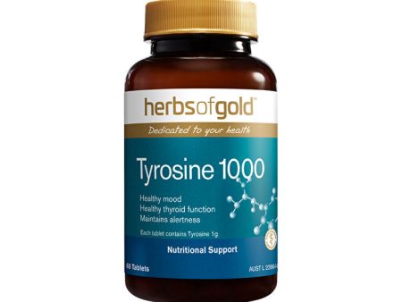 Herbs of Gold Tyrosine 1000 60t Cheap