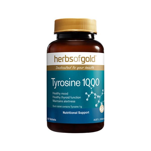 Herbs of Gold Tyrosine 1000 60t Cheap