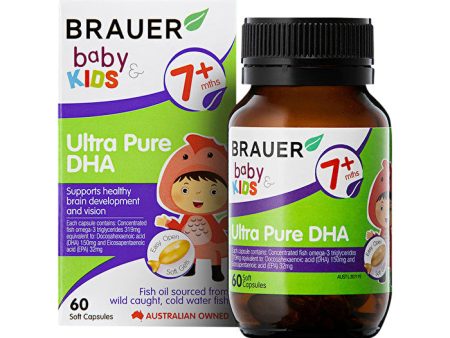 Brauer Baby & Kids Ultra Pure DHA (7+ months) 60c Online Sale