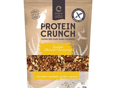 Coastal Crunch Gluten Free Protein Crunch Toasted Almond & Cinnamon 320g For Discount