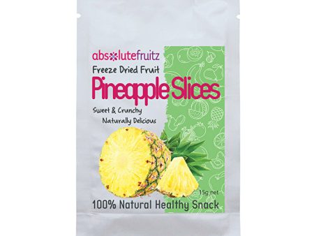 Absolute Fruitz AbsoluteFruitz Freeze Dried Pineapple Slices 15g Cheap