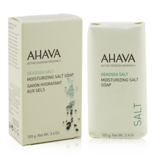 Ahava Deadsea Salt Moisturizing Salt Soap 100g 3.4oz Discount