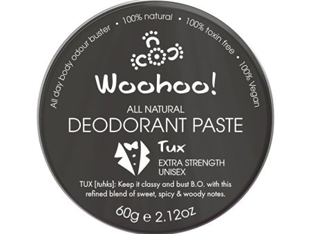 Woohoo Deodorant Paste Tux (Extra Strength) Tin 60g Online Hot Sale