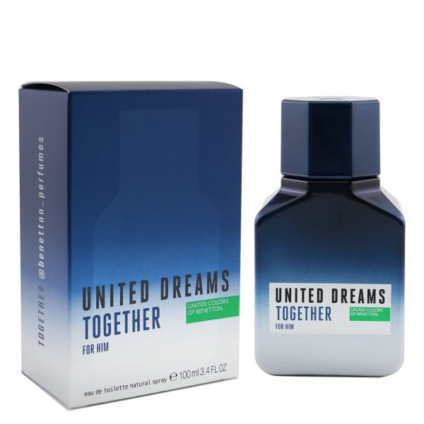 Benetton United Dreams Together For Him Eau De Toilette Spray  100ml 3.4oz Hot on Sale