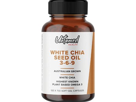 Untamed Health White Chia Seed Oil 3-6-9 120c Supply