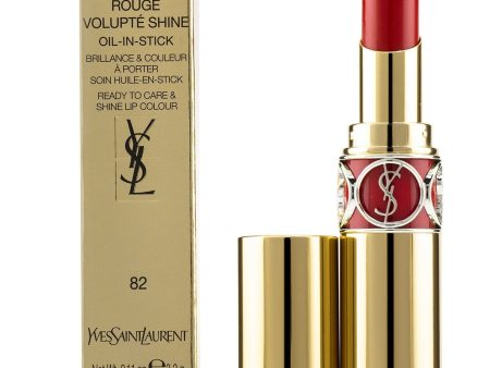 Yves Saint Laurent Rouge Volupte Shine - # 82 Orange Crepe  3.2g 0.11oz Online Sale