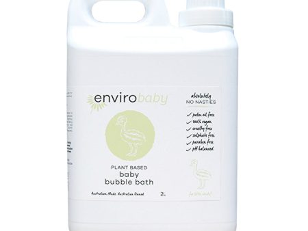 Envirocare EnviroBaby Plant Based Baby Bubble Bath 2000ml Online now