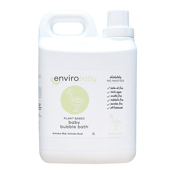 Envirocare EnviroBaby Plant Based Baby Bubble Bath 2000ml Online now