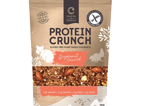 Coastal Crunch Gluten Free Protein Crunch Gingernut Crunch 320g Online