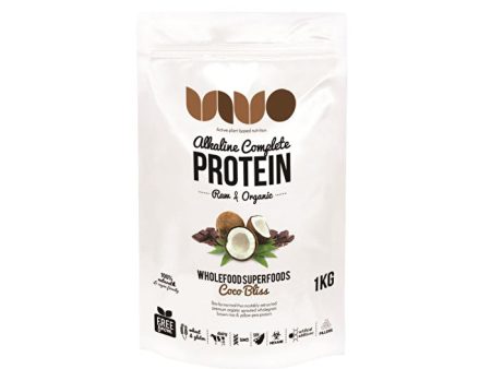 VIVO ALKALINE PROTEIN Vivo Alkaline Protein Organic & Raw Alkaline Complete Protein Coco Bliss 1kg on Sale