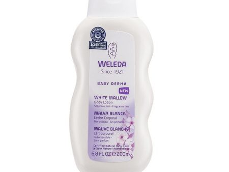 Weleda Baby Derma White Mallow Body Lotion - Fragrance Free (For Sensitive Skin) 200ml 6.8oz Online Sale