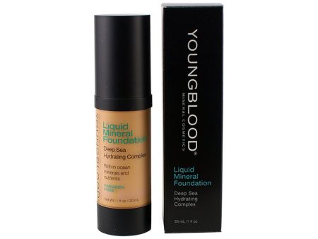 Youngblood Liquid Mineral Foundation - Golden Tan 30ml 1oz Supply