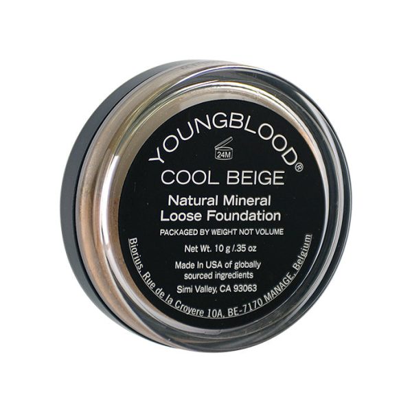 Youngblood Natural Loose Mineral Foundation - Cool Beige 10g 0.35oz Supply