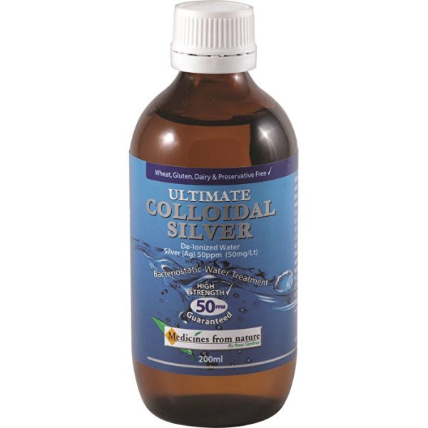 Medicines From Nature Ultimate Colloidal Silver 50ppm 200ml Supply