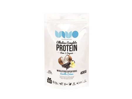 VIVO ALKALINE PROTEIN Vivo Alkaline Protein Organic & Raw Alkaline Complete Protein Vanilla Creme 400g Online Hot Sale