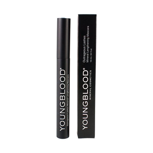 Youngblood Outrageous Lashes Mineral Lengthening Mascara - # Blackout 10ml 0.34oz For Cheap