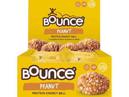 Bounce Protein Energy Balls Peanut 49g x 12 Display For Cheap