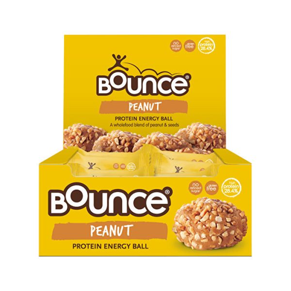 Bounce Protein Energy Balls Peanut 49g x 12 Display For Cheap