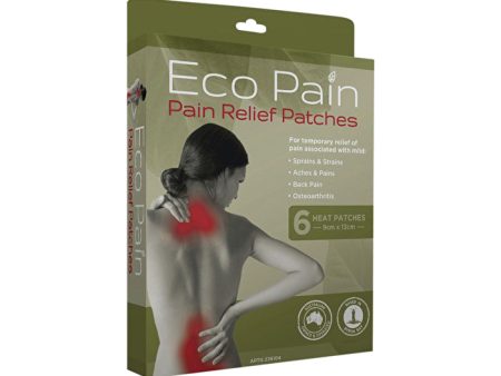 Byron Naturals Patches Byron Naturals Eco Pain Patches Pain Relief (Heat Patches - 9cm x 13cm) x 6 Pack Sale