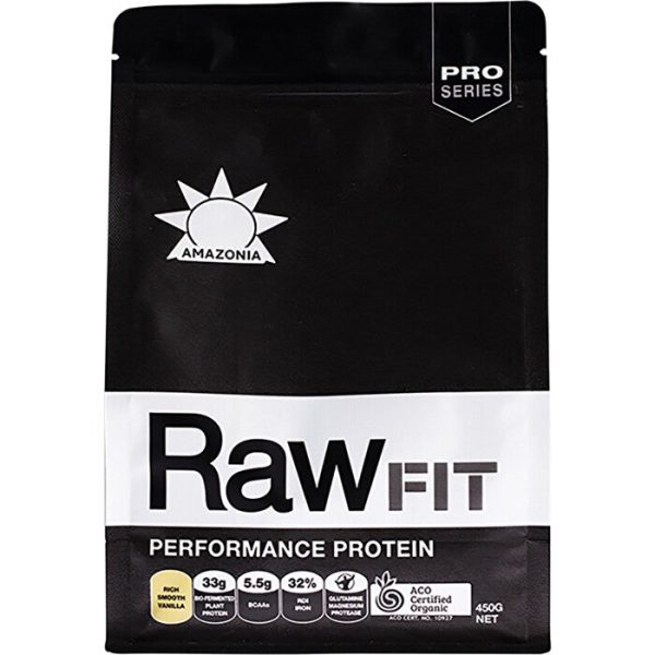 Amazonia Raw FIT Protein Performance Rich Smooth Vanilla 450g Online