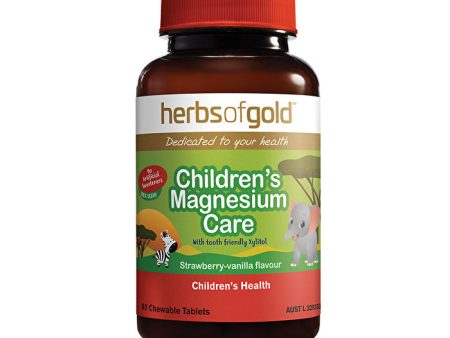 Herbs of Gold Children s Magnesium Care 60t Hot on Sale