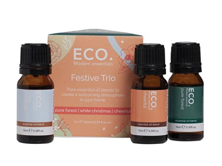 Eco Modern Essentials Aroma Essential Oil Blend Trio Festive 10ml x 3 Pack Sale