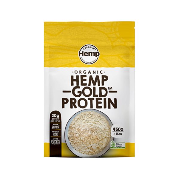 Essential Hemp Organic Hemp Gold Protein Contains Omega 3, 6 & 9 450g Online Hot Sale