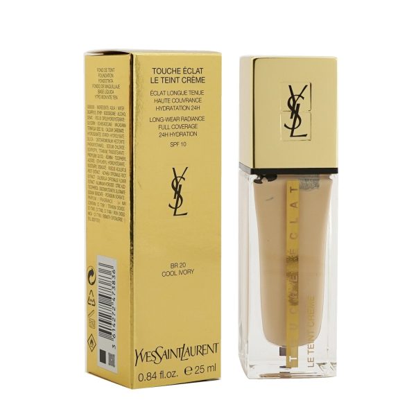 Yves Saint Laurent Touche Eclat Le Teint Creme Long Wear Radiance Foundation SPF10 - # BR20 Cool Ivory  25ml 0.84oz For Cheap