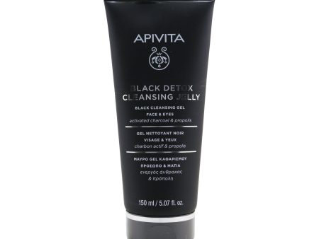 Apivita Black Detox Cleansing Jelly For Face & Eyes  150ml 5.07oz on Sale